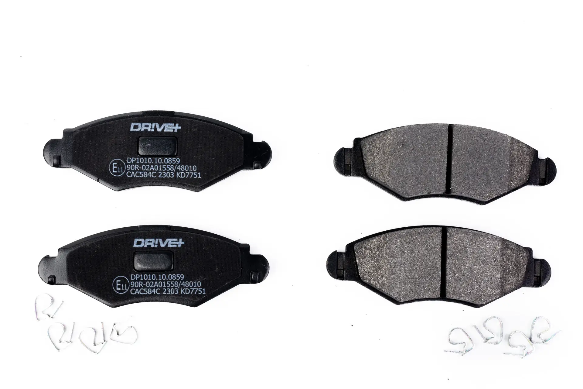 Bremsbelagsatz, Scheibenbremse Vorderachse Dr!ve+ DP1010.10.0859