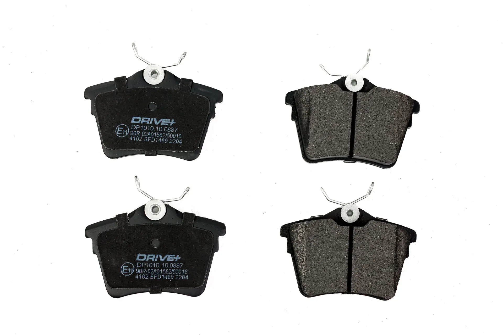 Bremsbelagsatz, Scheibenbremse Hinterachse Dr!ve+ DP1010.10.0887
