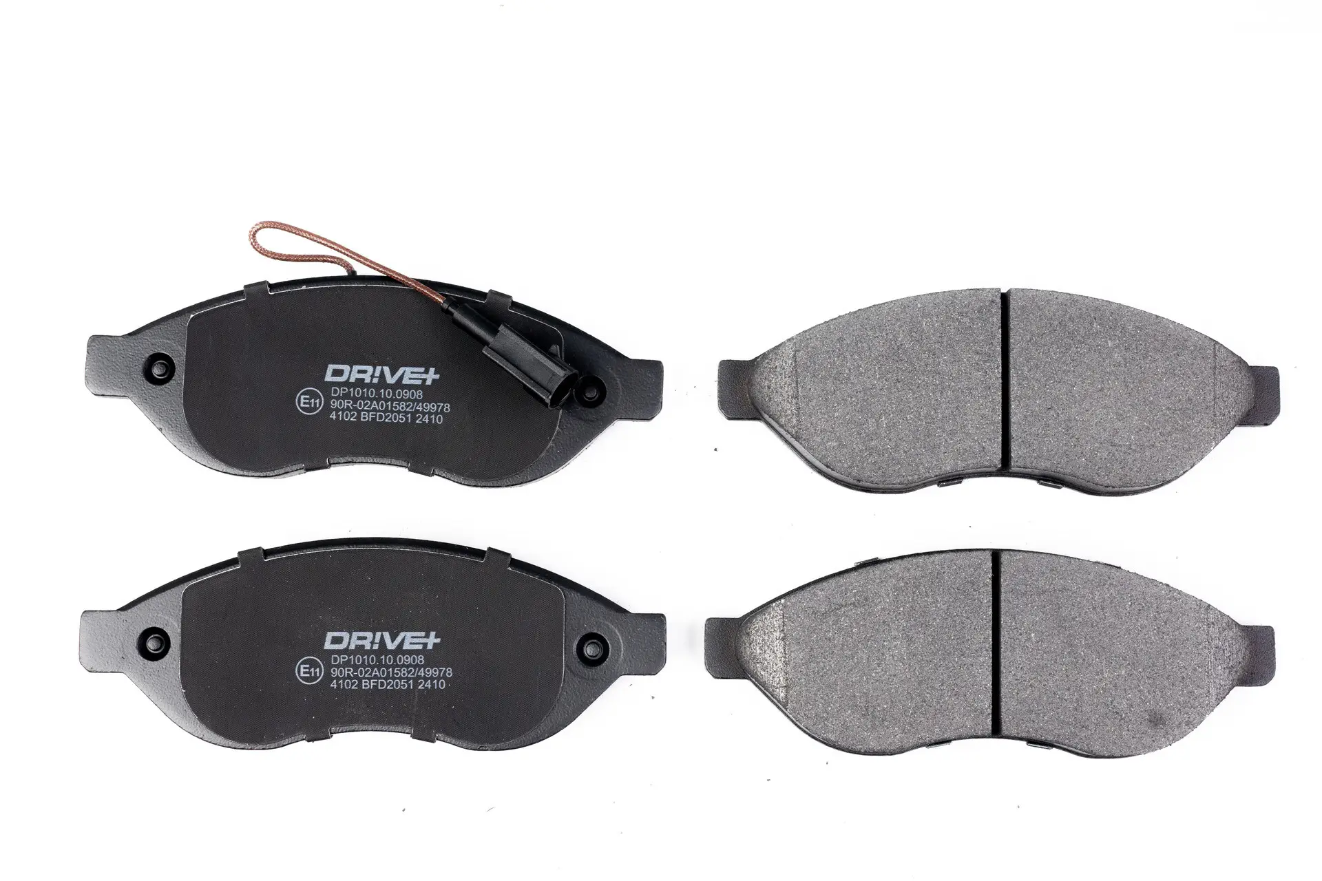 Bremsbelagsatz, Scheibenbremse Vorderachse Dr!ve+ DP1010.10.0908