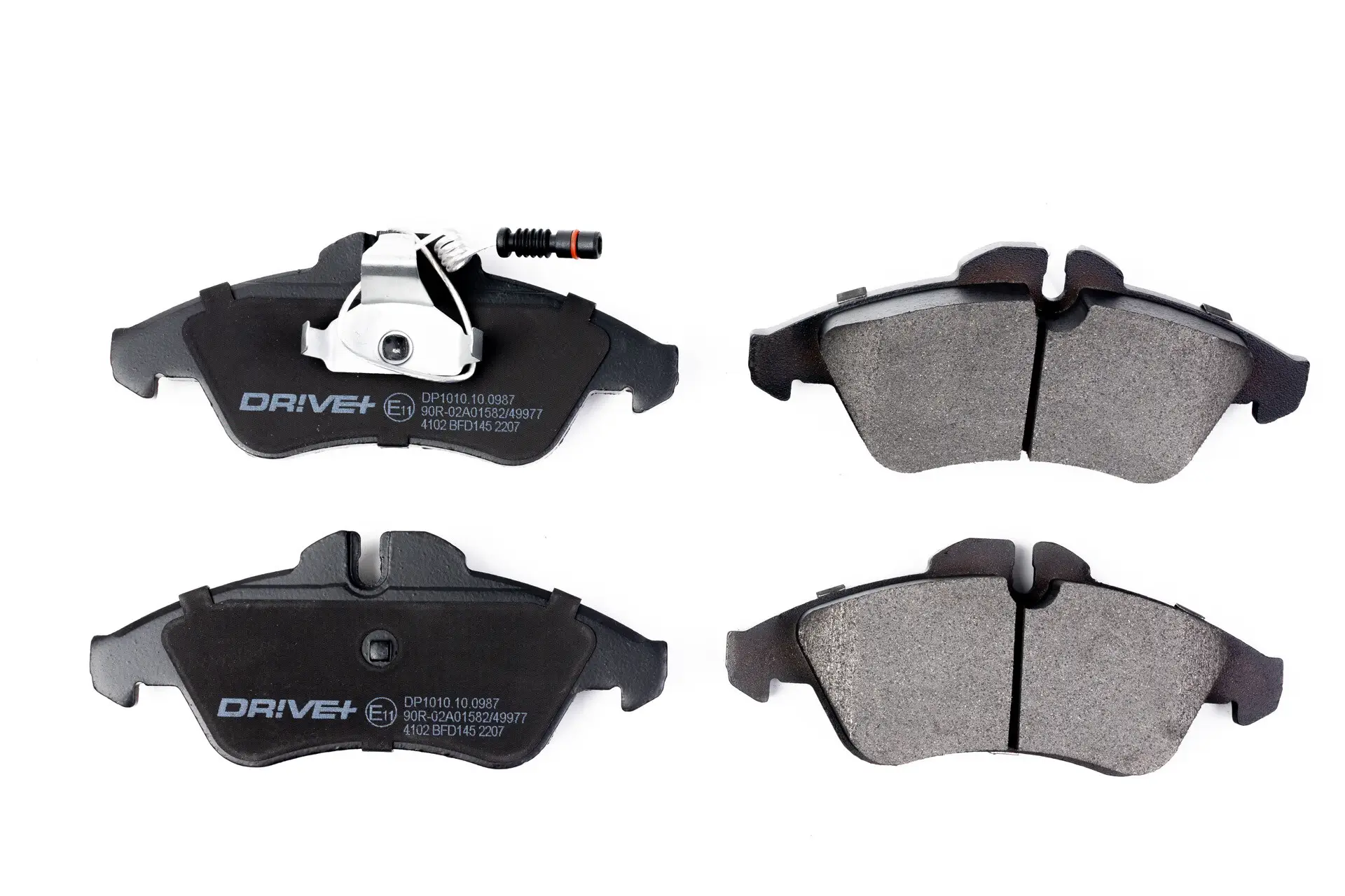 Bremsbelagsatz, Scheibenbremse Vorderachse Dr!ve+ DP1010.10.0987