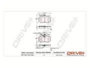 Bremsbelagsatz, Scheibenbremse Dr!ve+ DP1010.10.1036