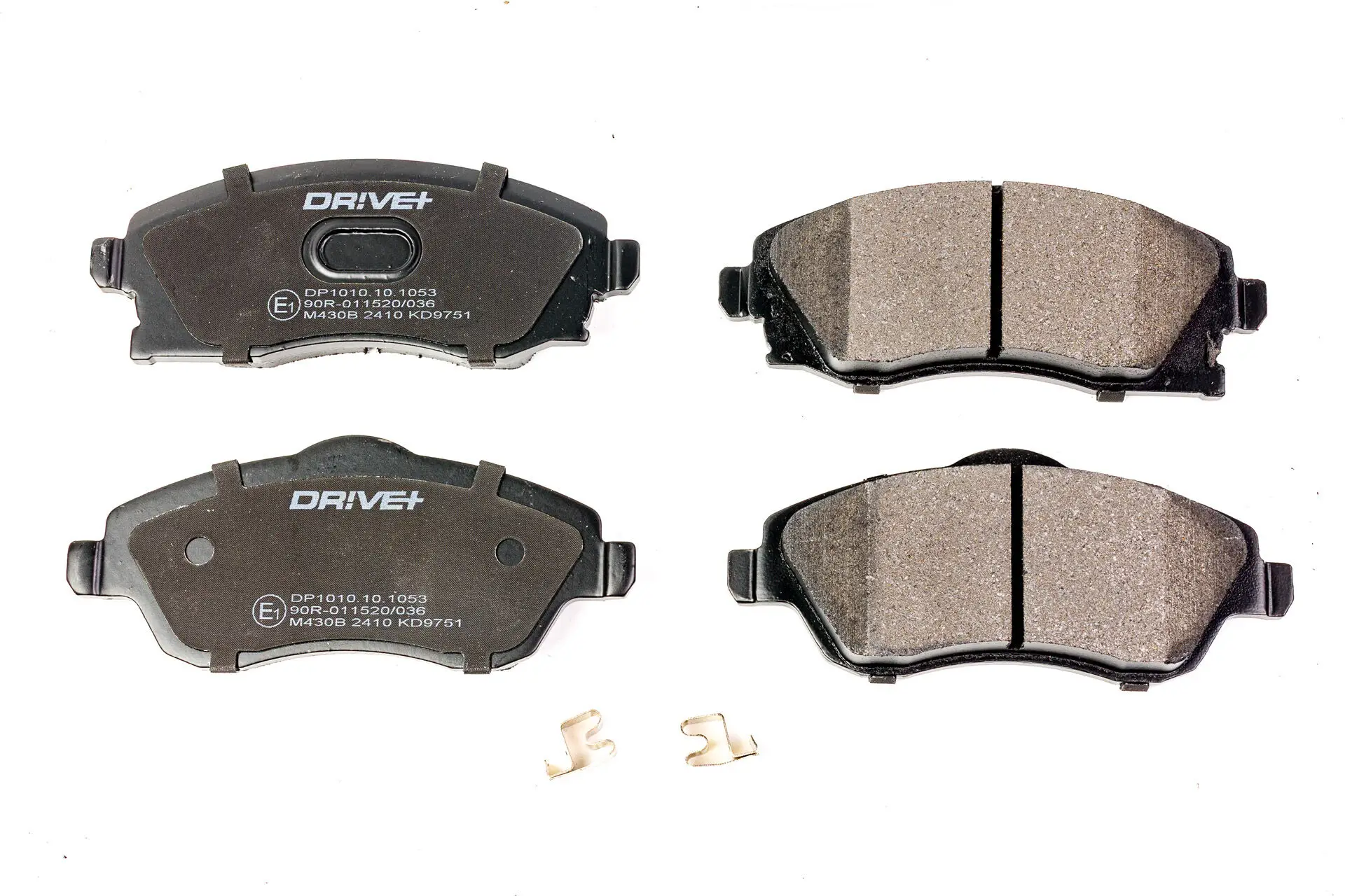 Bremsbelagsatz, Scheibenbremse Vorderachse Dr!ve+ DP1010.10.1053