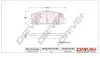 Bremsbelagsatz, Scheibenbremse Dr!ve+ DP1010.10.1134 Bild Bremsbelagsatz, Scheibenbremse Dr!ve+ DP1010.10.1134