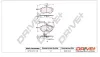 Bremsbelagsatz, Scheibenbremse Dr!ve+ DP1010.10.1135 Bild Bremsbelagsatz, Scheibenbremse Dr!ve+ DP1010.10.1135