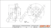Bremsscheibe Hinterachse Dr!ve+ DP1010.11.0104
