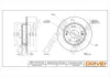 Bremsscheibe Hinterachse Dr!ve+ DP1010.11.0273 Bild Bremsscheibe Hinterachse Dr!ve+ DP1010.11.0273