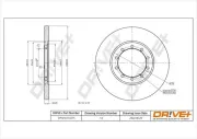 Bremsscheibe Hinterachse Dr!ve+ DP1010.11.0275
