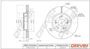 Bremsscheibe Vorderachse Dr!ve+ DP1010.11.0448