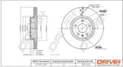 Bremsscheibe Vorderachse Dr!ve+ DP1010.11.0619