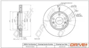 Bremsscheibe Vorderachse Dr!ve+ DP1010.11.0629