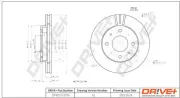 Bremsscheibe Dr!ve+ DP1010.11.0734