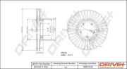 Bremsscheibe Vorderachse Dr!ve+ DP1010.11.0751