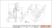 Bremsscheibe Vorderachse Dr!ve+ DP1010.11.0843