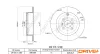 Bremsscheibe Hinterachse DR!VE+ DP1010.11.1256 Bild Bremsscheibe Hinterachse DR!VE+ DP1010.11.1256