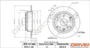 Bremsscheibe Hinterachse Dr!ve+ DP1010.11.1403
