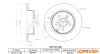 Bremsscheibe Hinterachse DR!VE+ DP1010.11.1525 Bild Bremsscheibe Hinterachse DR!VE+ DP1010.11.1525