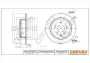 Bremsscheibe Hinterachse Dr!ve+ DP1010.11.1602