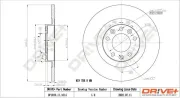 Bremsscheibe Hinterachse Dr!ve+ DP1010.11.1614