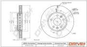 Bremsscheibe Vorderachse Dr!ve+ DP1010.11.1654