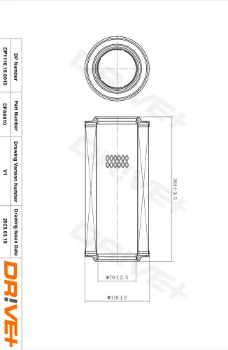 Luftfilter Dr!ve+ DP1110.10.0010 Bild Luftfilter Dr!ve+ DP1110.10.0010