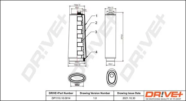 Luftfilter Dr!ve+ DP1110.10.0014