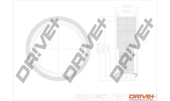 Luftfilter Dr!ve+ DP1110.10.0015 Bild Luftfilter Dr!ve+ DP1110.10.0015