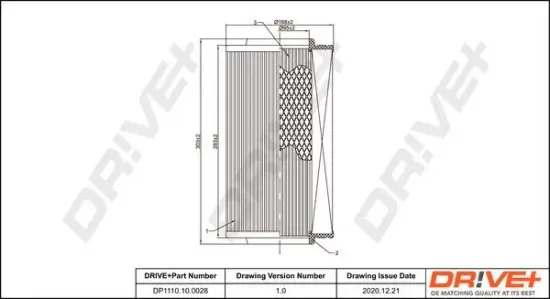 Luftfilter DR!VE+ DP1110.10.0028 Bild Luftfilter DR!VE+ DP1110.10.0028