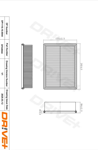 Luftfilter Dr!ve+ DP1110.10.0044 Bild Luftfilter Dr!ve+ DP1110.10.0044