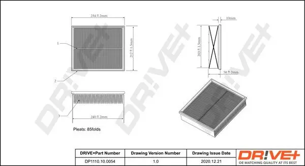 Luftfilter Dr!ve+ DP1110.10.0054