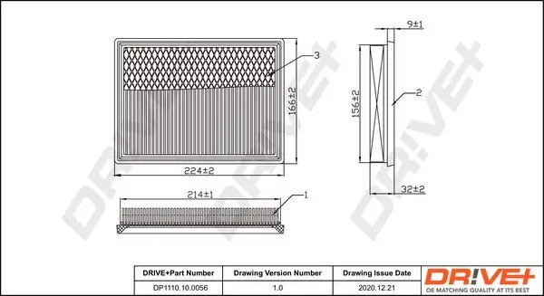 Luftfilter Dr!ve+ DP1110.10.0056