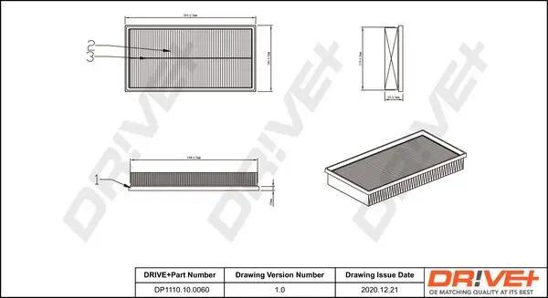 Luftfilter Dr!ve+ DP1110.10.0060