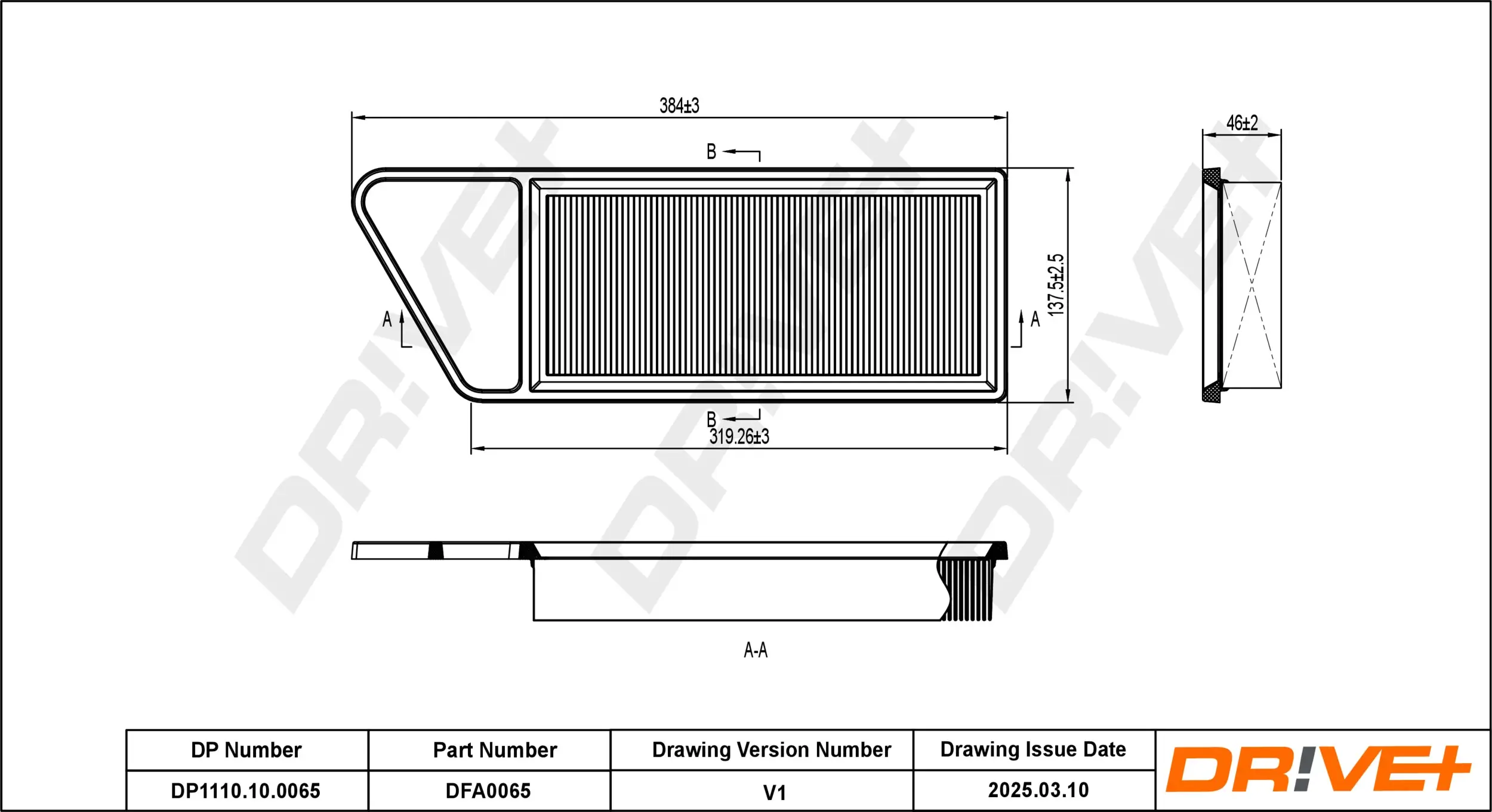Luftfilter Dr!ve+ DP1110.10.0065