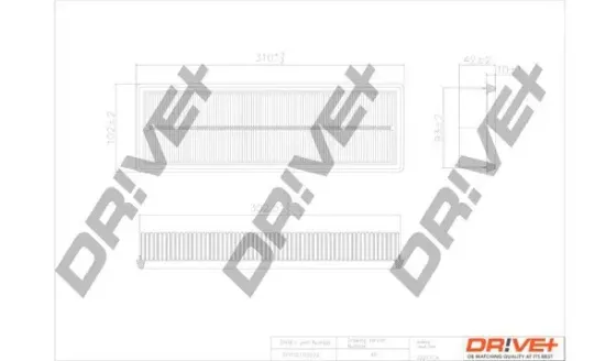 Luftfilter Dr!ve+ DP1110.10.0073 Bild Luftfilter Dr!ve+ DP1110.10.0073