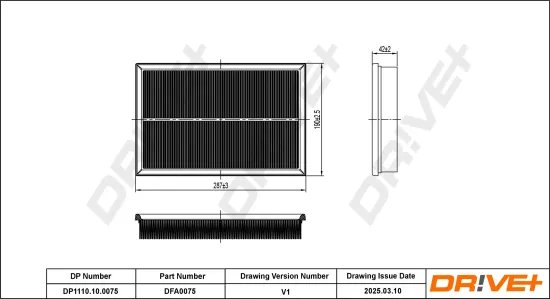 Luftfilter Dr!ve+ DP1110.10.0075 Bild Luftfilter Dr!ve+ DP1110.10.0075