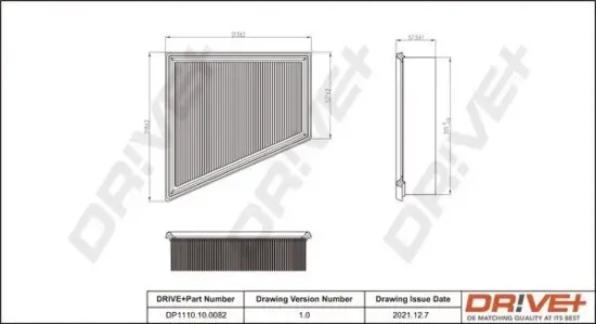 Luftfilter Dr!ve+ DP1110.10.0082 Bild Luftfilter Dr!ve+ DP1110.10.0082