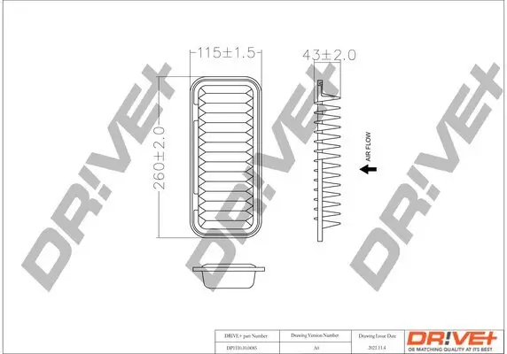 Luftfilter Dr!ve+ DP1110.10.0085