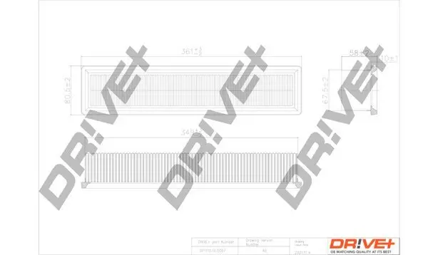 Luftfilter Dr!ve+ DP1110.10.0097