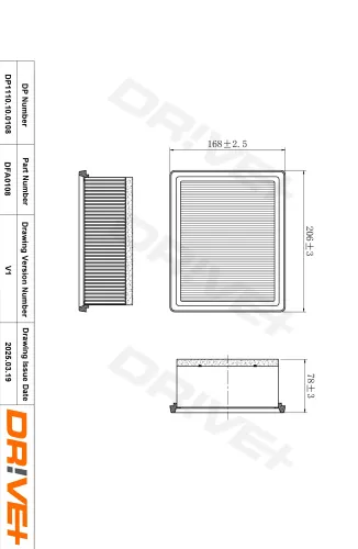 Luftfilter Dr!ve+ DP1110.10.0108 Bild Luftfilter Dr!ve+ DP1110.10.0108