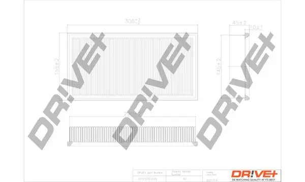 Luftfilter Dr!ve+ DP1110.10.0109