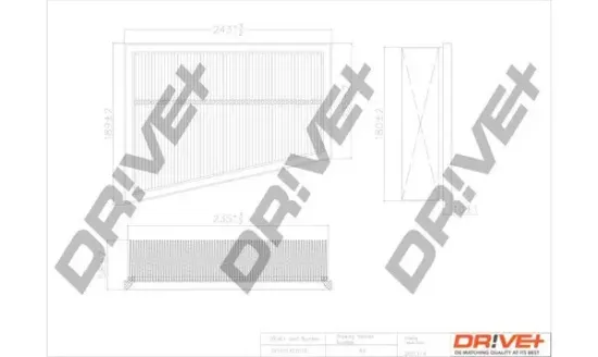 Luftfilter Dr!ve+ DP1110.10.0110 Bild Luftfilter Dr!ve+ DP1110.10.0110