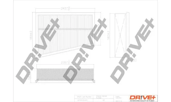 Luftfilter Dr!ve+ DP1110.10.0111