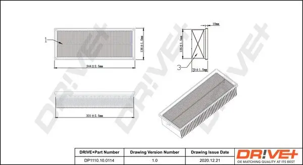 Luftfilter Dr!ve+ DP1110.10.0114