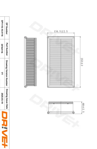 Luftfilter Dr!ve+ DP1110.10.0116 Bild Luftfilter Dr!ve+ DP1110.10.0116