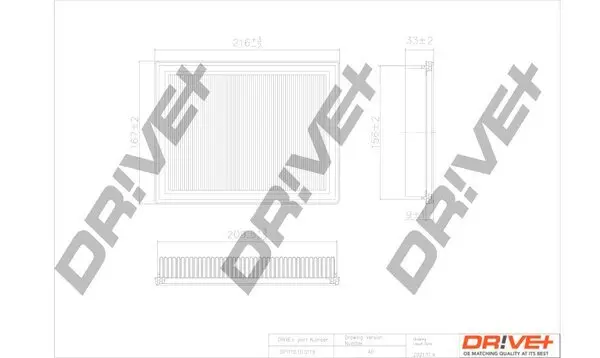 Luftfilter DR!VE+ DP1110.10.0119