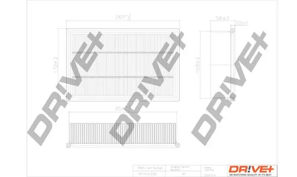 Luftfilter DR!VE+ DP1110.10.0122