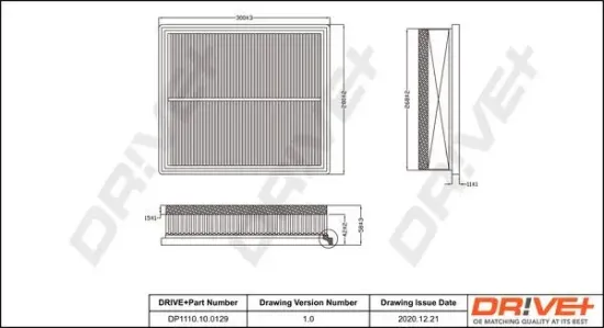 Luftfilter Dr!ve+ DP1110.10.0129 Bild Luftfilter Dr!ve+ DP1110.10.0129