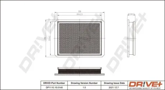 Luftfilter Dr!ve+ DP1110.10.0140 Bild Luftfilter Dr!ve+ DP1110.10.0140