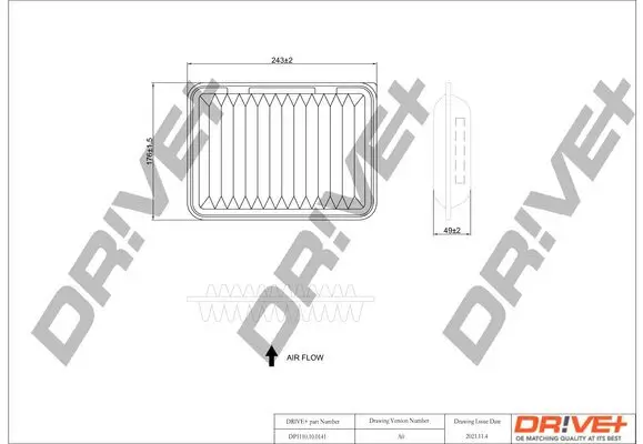 Luftfilter DR!VE+ DP1110.10.0141
