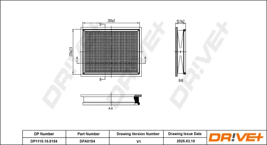 Luftfilter Dr!ve+ DP1110.10.0154 Bild Luftfilter Dr!ve+ DP1110.10.0154