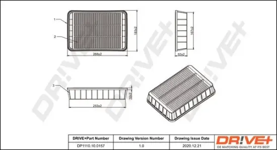 Luftfilter Dr!ve+ DP1110.10.0157 Bild Luftfilter Dr!ve+ DP1110.10.0157